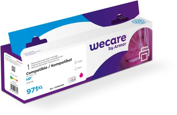 Wecare tinte 971xl rebuilt magenta cn627aewe zu hp oj pro x451 106ml - Wecare-cn627aewe-8715057013720