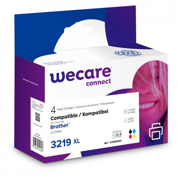 Wecare multipack rebuilt xl cmybk lc-3219vwe zu brother mfc-j6530 15/4x11ml - Wecare-lc-3219vwe-3112539842048