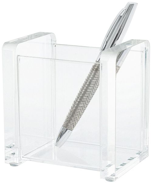 Wedo stifteköcher cristallic 604016 9.4x9.4x6.5cm acryl transp. - Wedo-604016-4003801850979