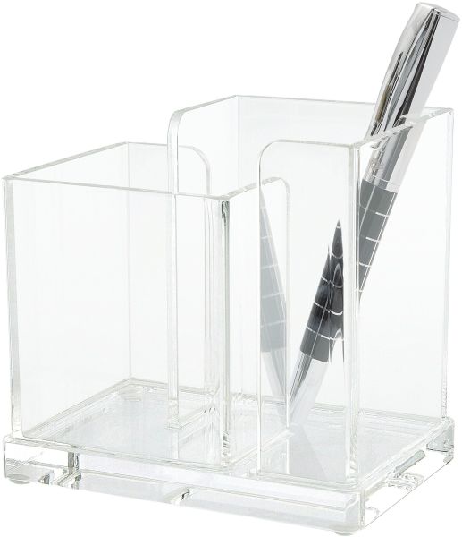 Wedo butler cristallic acryl 606016 2 fächer 12x10x8.5 transp. - Wedo-606016-4003801851037