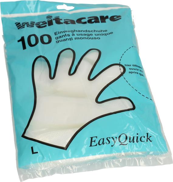 Weita handschuh herren easy quick 270591 strong, transparent 100 stück - Weita-270591-7610588270592