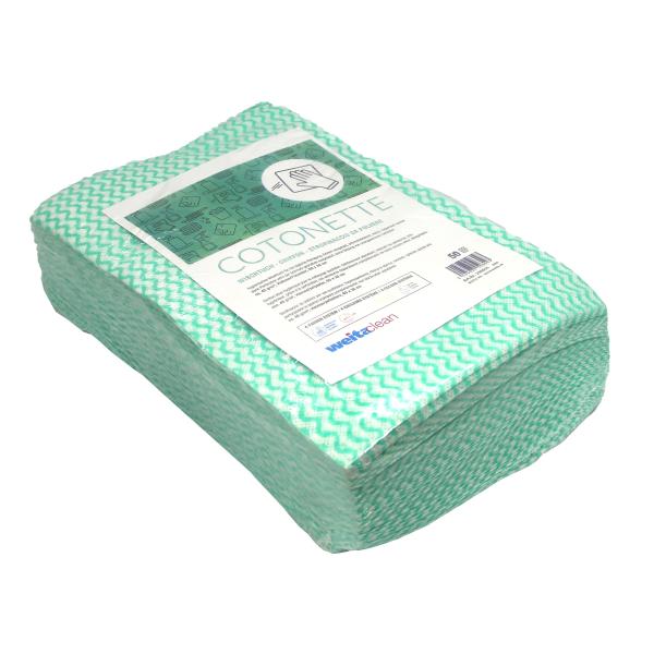 Weitaclean allzwecktuch cotonette 38x60cm 238531 grün 50 stück - Weitaclean-238531-5425035596093