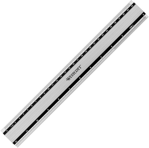 Westcott aluminium lineal 30cm e-1019100 cm/inch scala - Westcott-e-1019100-4027521513617-05.jpg