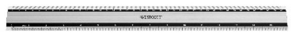 Westcott aluminium lineal 40cm e-1019200 cm/inch scala - Westcott-e-1019200-4027521513624