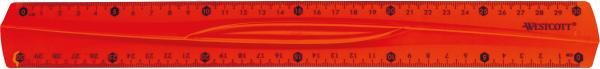 Westcott lineal, flexibel e-10222 00 30cm blau/rot/grün - Westcott-e-10222-00-4027521515079-02.jpg