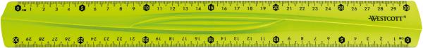 Westcott lineal, flexibel e-10222 00 30cm blau/rot/grün - Westcott-e-10222-00-4027521515079-04.jpg