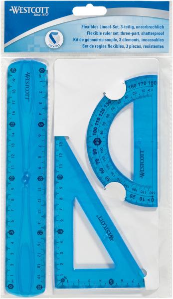 Westcott geometrie-set flexi e-10301 00 blau/rot/grün 3-teilig - Westcott-e-10301-00-4027521515383-02.jpg