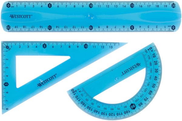 Westcott geometrie-set flexi e-10301 00 blau/rot/grün 3-teilig - Westcott-e-10301-00-4027521515383-05.jpg