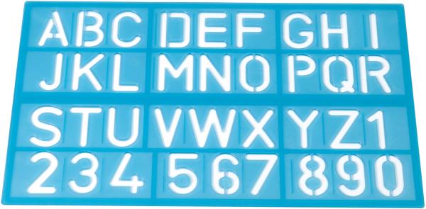 Westcott zeichenschablone 50cm e-10600 00 a-z, 0-9 blau/rot/grün - Westcott-e-10600-00-4027521515284-02.jpg