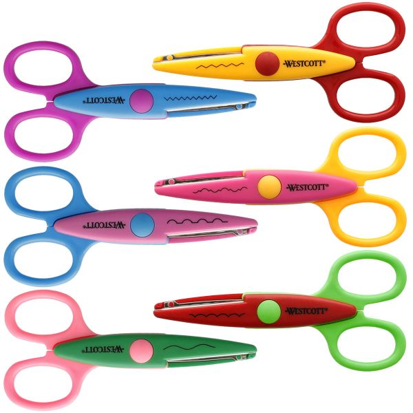 Westcott kreativscheren-set 14cm e-42515 00 farbig ass. - Westcott-e-42515-00-4027521523425