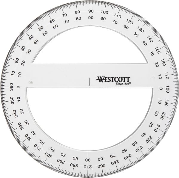 Westcott kreis-winkelmesser 15cm e10136 00 - Westcott-e10136-00-4027521512436