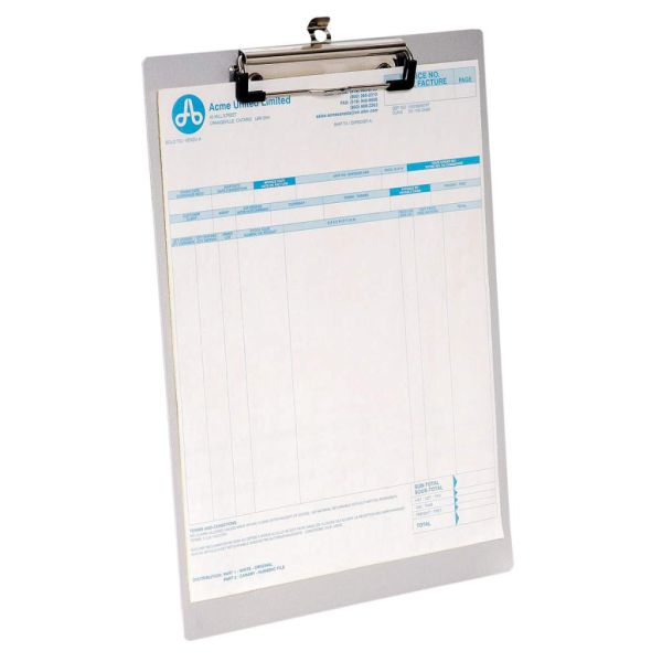 Westcott klemmbrett e17001 00 aluminium - Westcott-e17001-00-4027521512597