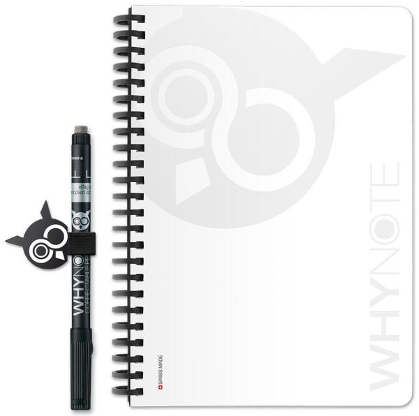 Whynote notizbuch a5 wnbok002 starter-kit, weiss - Whynote-wnbok002-7640167320080