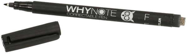 Whynote stift wnpen001 schwarz, korrigierbar - Whynote-wnpen001-7640153931900