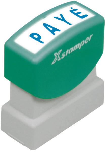 Xstamper stempel paye f102-b blau - Xstamper-f102-b-4974052966033