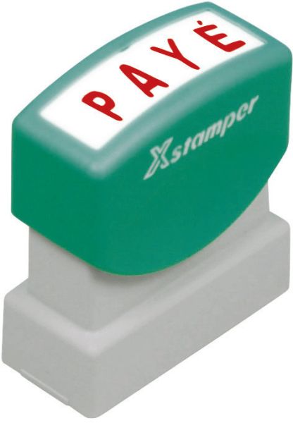 Xstamper stempel paye f102-r rot - Xstamper-f102-r-4974052966040