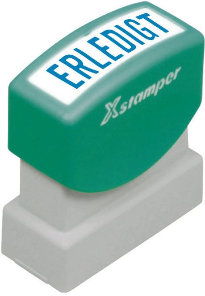 Xstamper stempel erledigt ge 18-b blau - Xstamper-ge-18-b-4974052947957