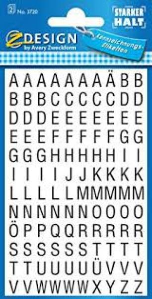 Z-design letters schwarz 3720 6.5mm 240 st. - Z-design-3720-4004182037201