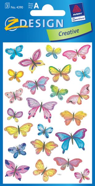 Z-design sticker creative 4390 schmetterlinge 3 stück - Z-design-4390-4004182043905