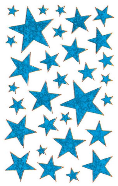 Z-design effektfolie blau 52259 sterne weihnachten - Z-design-52259-4004182522592