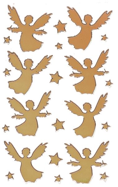 Z-design effektfolie gold 52420 engel weihnachten - Z-design-52420-4004182524206