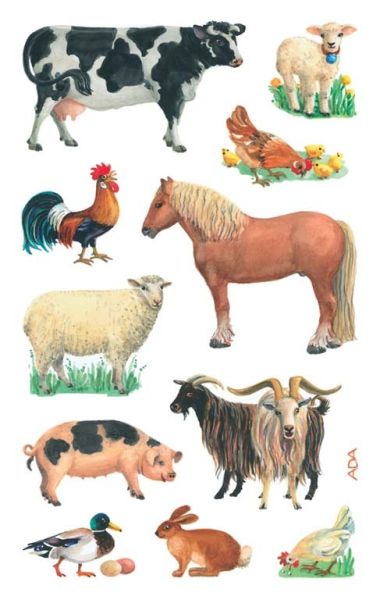 Z-design sticker kids 53720 bauernhoftiere 2 stück - Z-design-53720-4004182537206