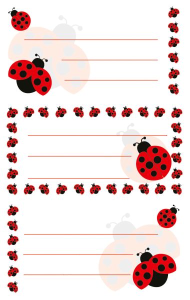 Z-design sticker m.käfer 8.4x16cm 59250z rot/weiss 2 bogen - Z-design-59250z-4004182592502