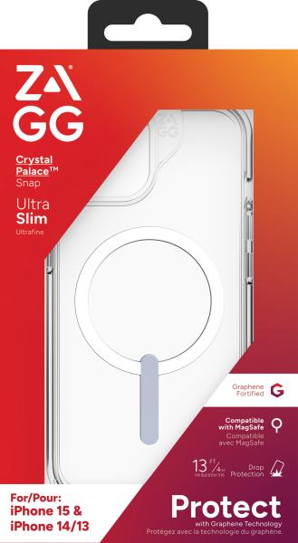 Zagg crystal palace cases snap 702312616 apple iphone 15/14/13,clear - Zagg-702312616-0840056193499-10.jpg