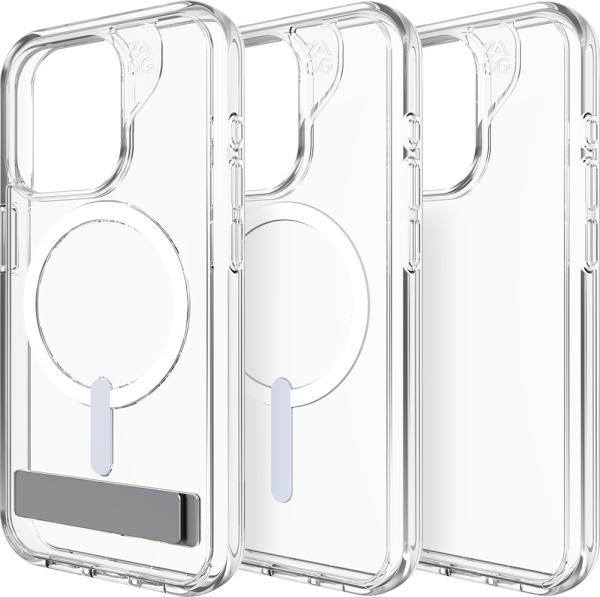 Zagg crystal palace cases snap 702312618 apple iphone 15 pro,clear - Zagg-702312618-0840056193512-04.jpg