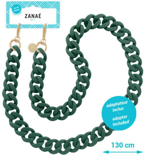 ZanaÉ phone necklace wild forest 18318 indian summer green - Zanae-18318-3663838183184