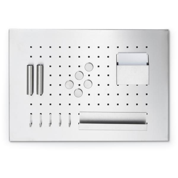 Zeller memoboard edelstahl 50x35 cm 11125 silber, mit utensielien - Zeller-11125-4003368111254-03.jpg