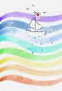 ABC Glückwunschkarte Regenbogen 1120001600 B6