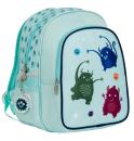 ALLC Rucksack mit Isofach Monster BPMOBU36 hellblau 27x32x19cm