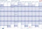 BEREC Jahresplaner quer 2026 B 5670/26 1J/1S blau 60x90cm