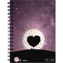 BIELLA Schüleragenda Love 25/26 806517880026U 1W/2S 12x16.5cm