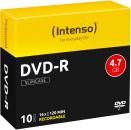 INTENSO DVD-R Slim 4.7GB 4101652 16X 10 Pcs