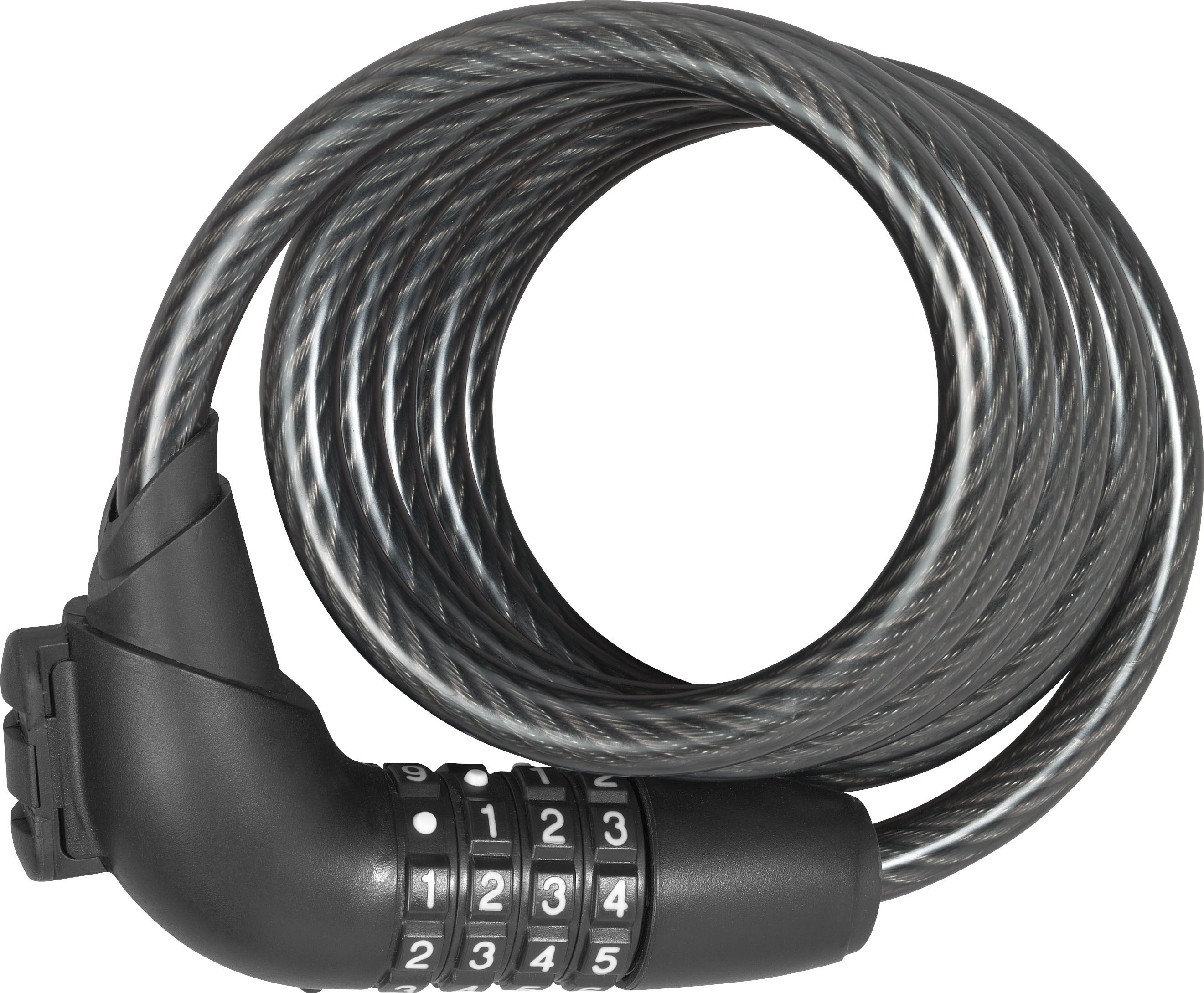 ABUS Spiralkabelschloss CC Lock CCLOCK4101 schwarz