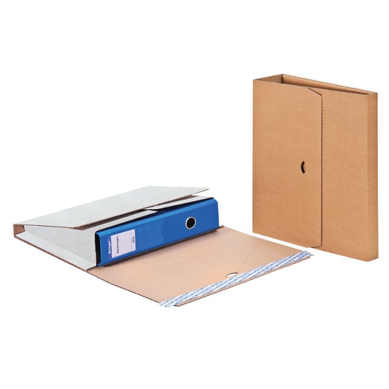 BRIEGER Verpackung Ordnerstar 66280 weiss/braun 32,1x29,7x/7,5c