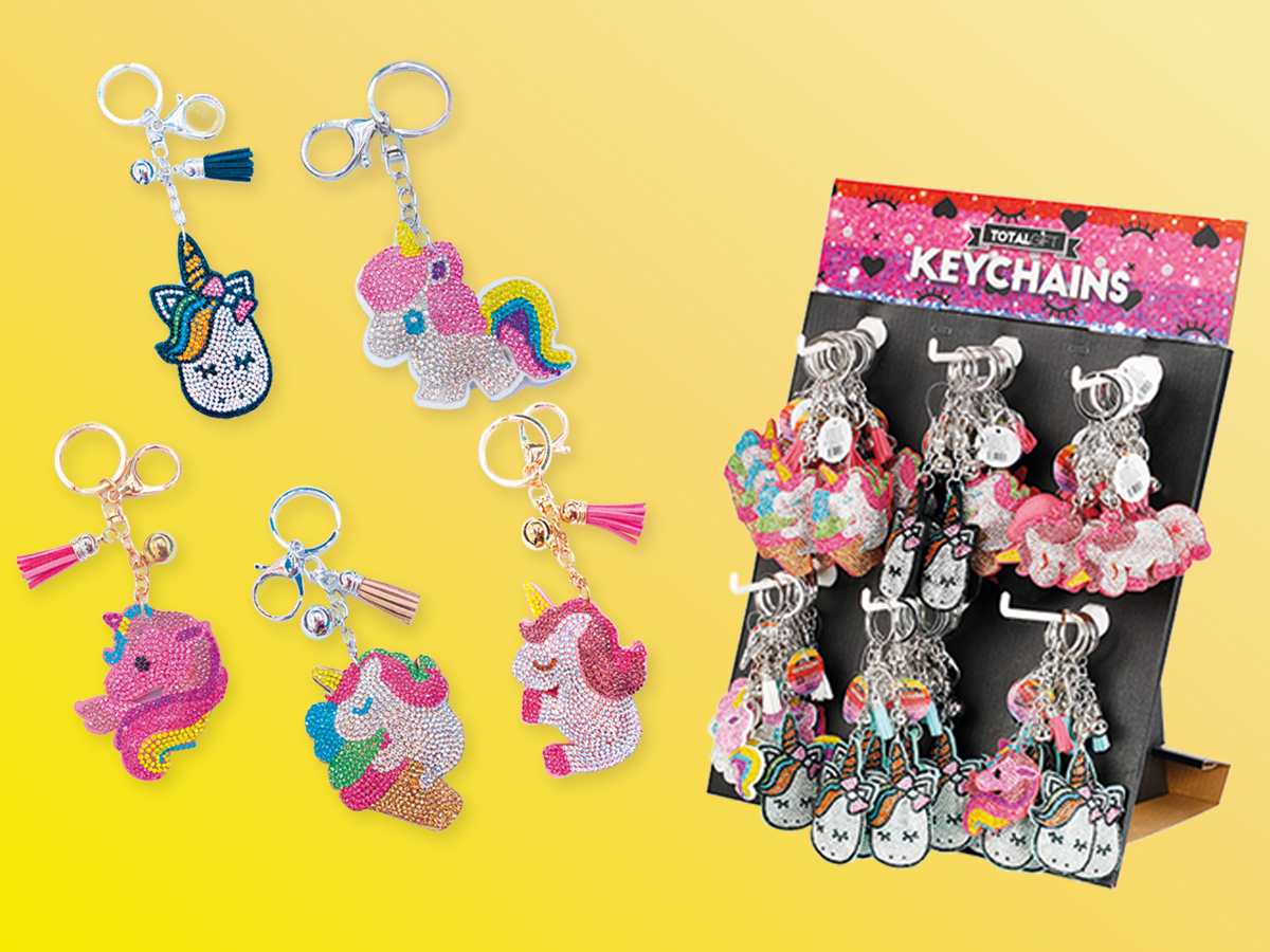 I-TOTAL Schlüsselanhänger Einhorn XL1436 5 Motive