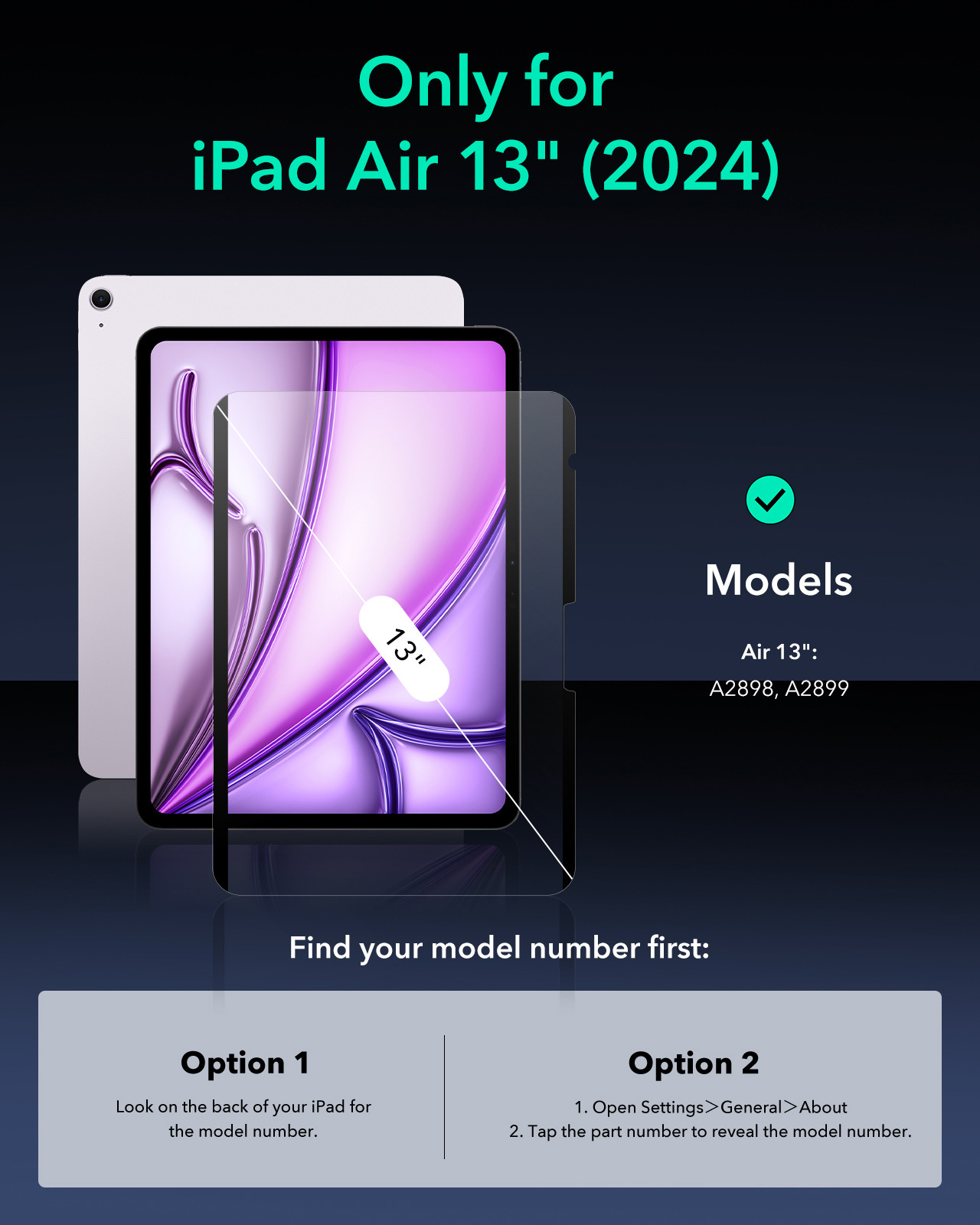 ESR Paper-Feel Magnetic Screen 3C04210100106 iPad Air13 2024