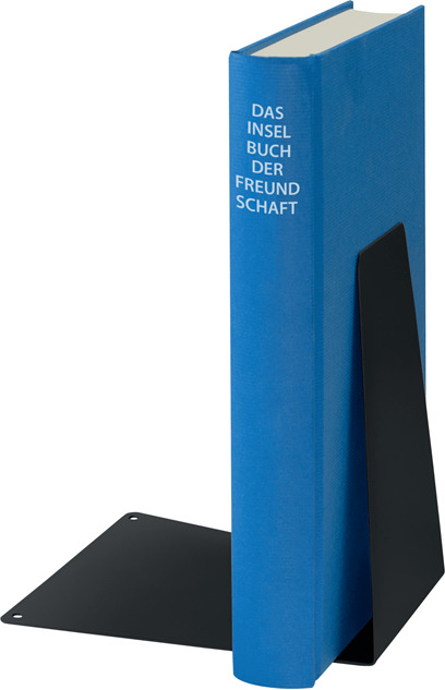 LEITZ Buchstütze Metall 52980095 schwarz 12,5x14,5x14cm