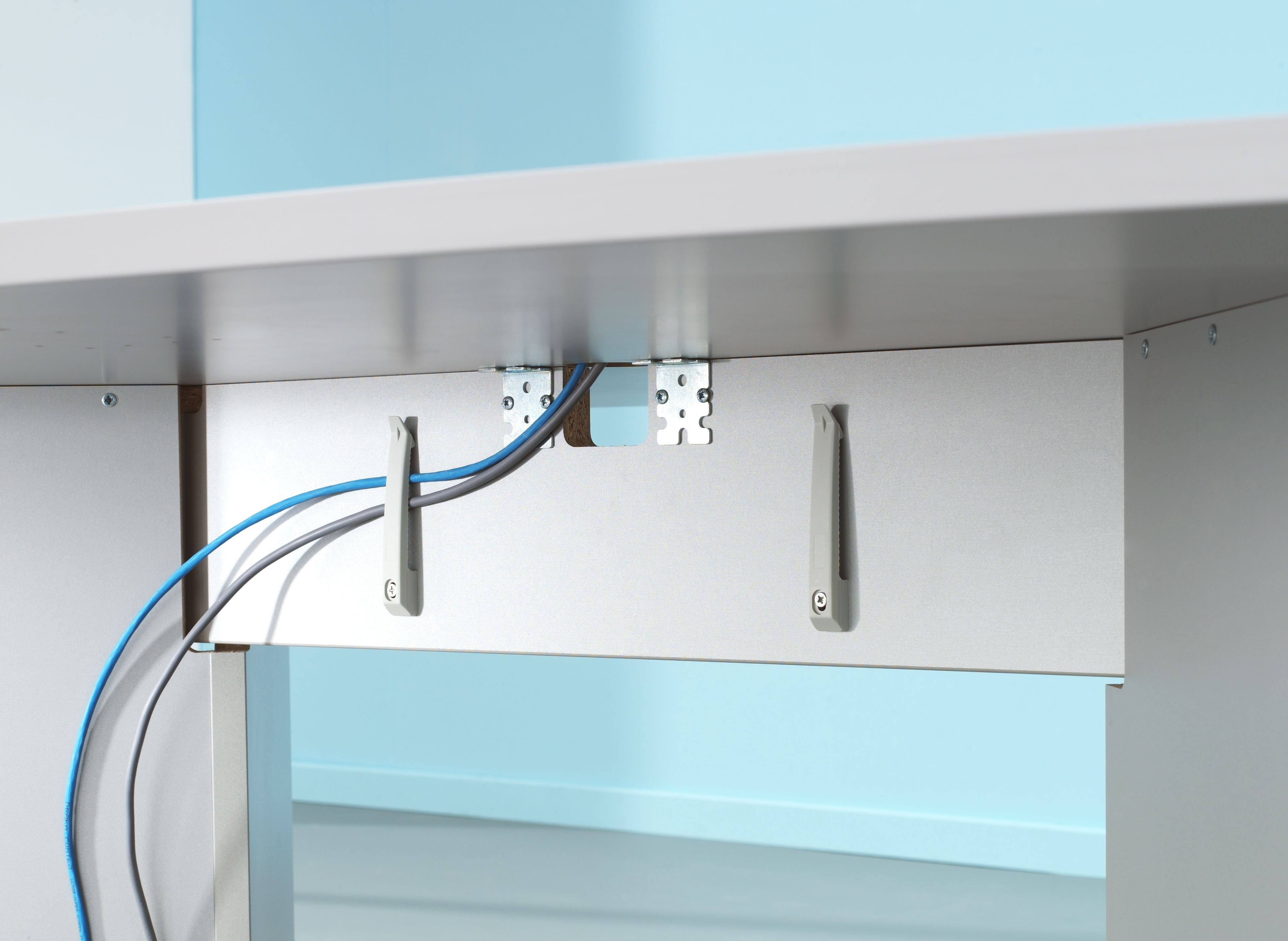 APOLLO Kabelklemmen VKLEM grau 5 Stk.