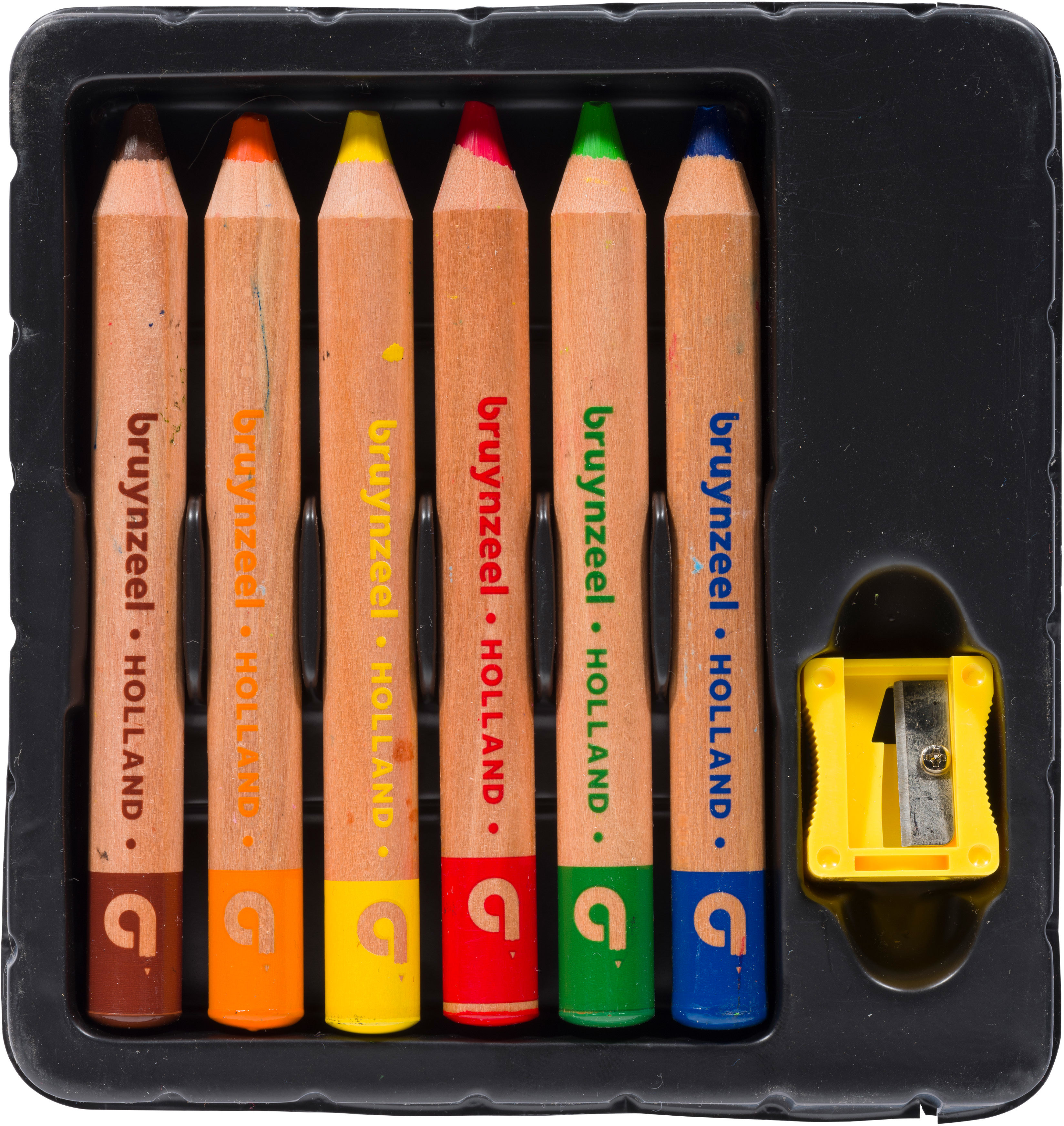 BRUYNZEEL Farbstiftset Kids dick 60119006 6 Farben