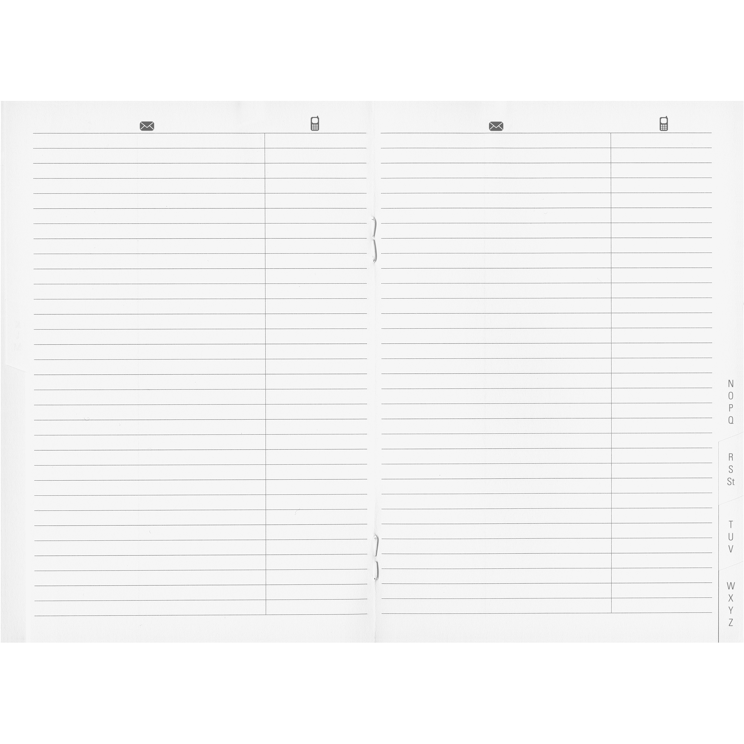 BIELLA Istanbul Adressregister 85560800U 16 Seiten 10.6x15.3cm