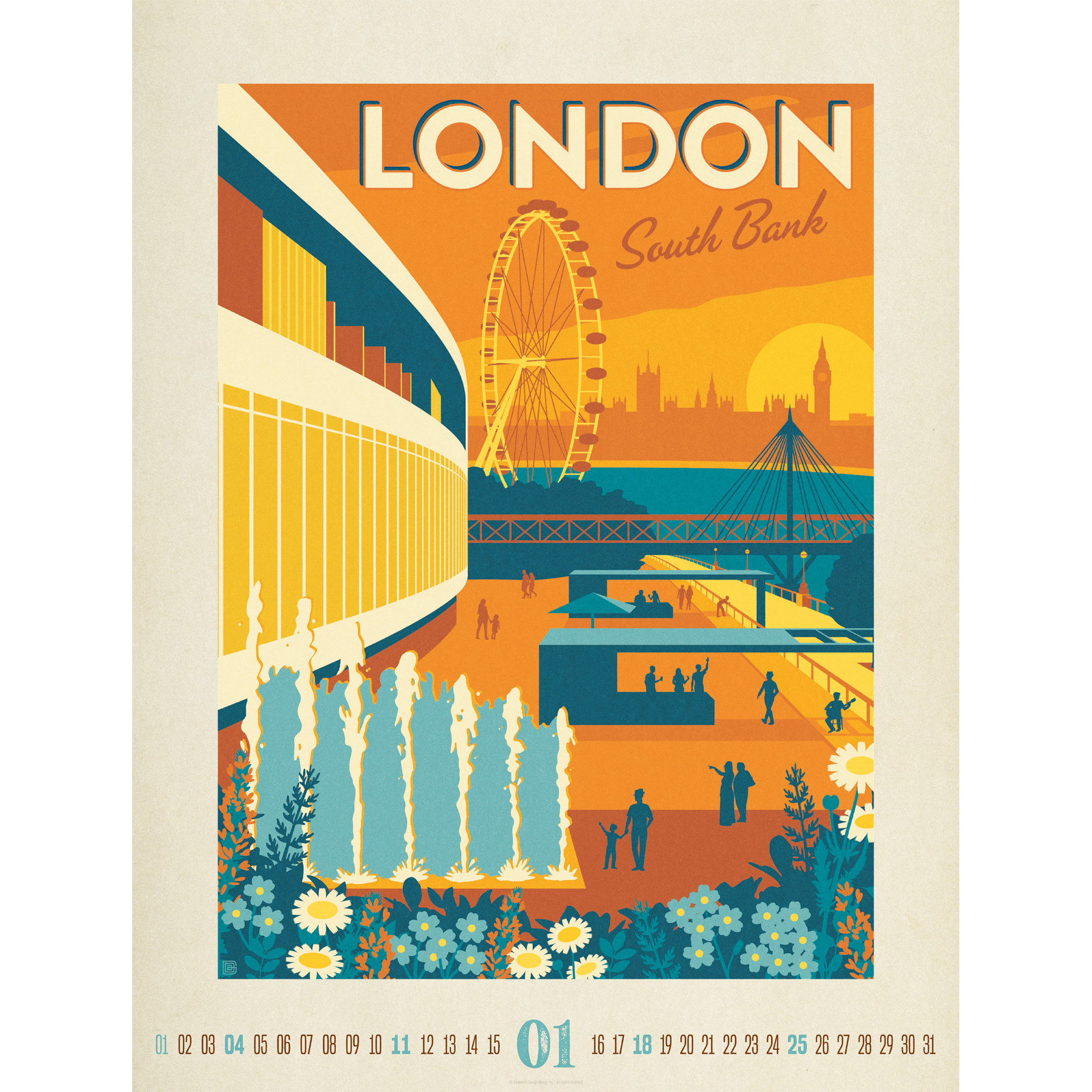 ACKERMANN Bildkalender 2026 2615 Travel Time ML 66x50cm