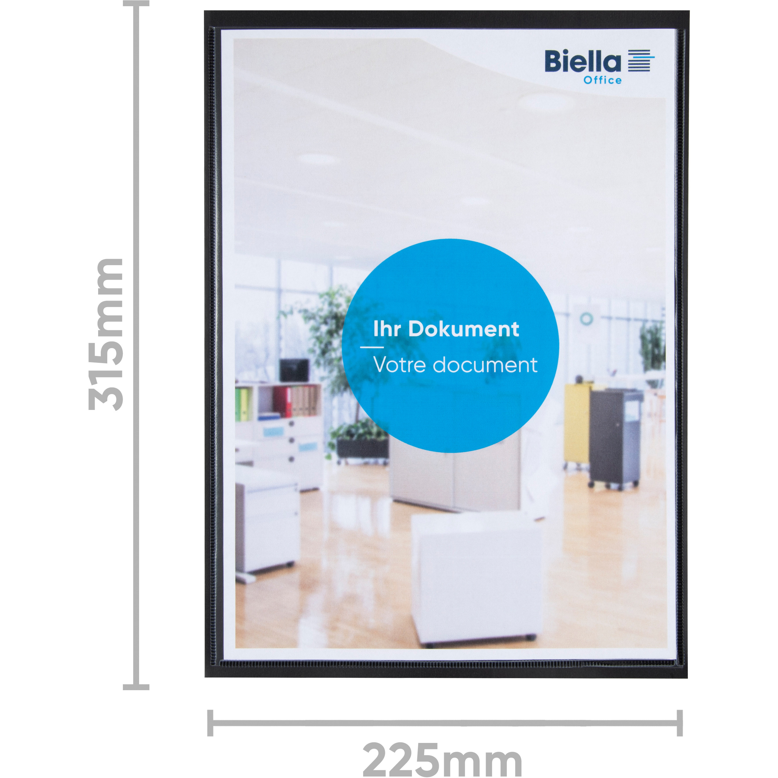 BIELLA Präsentationsmappe Pearl#1 18640102U schwarz