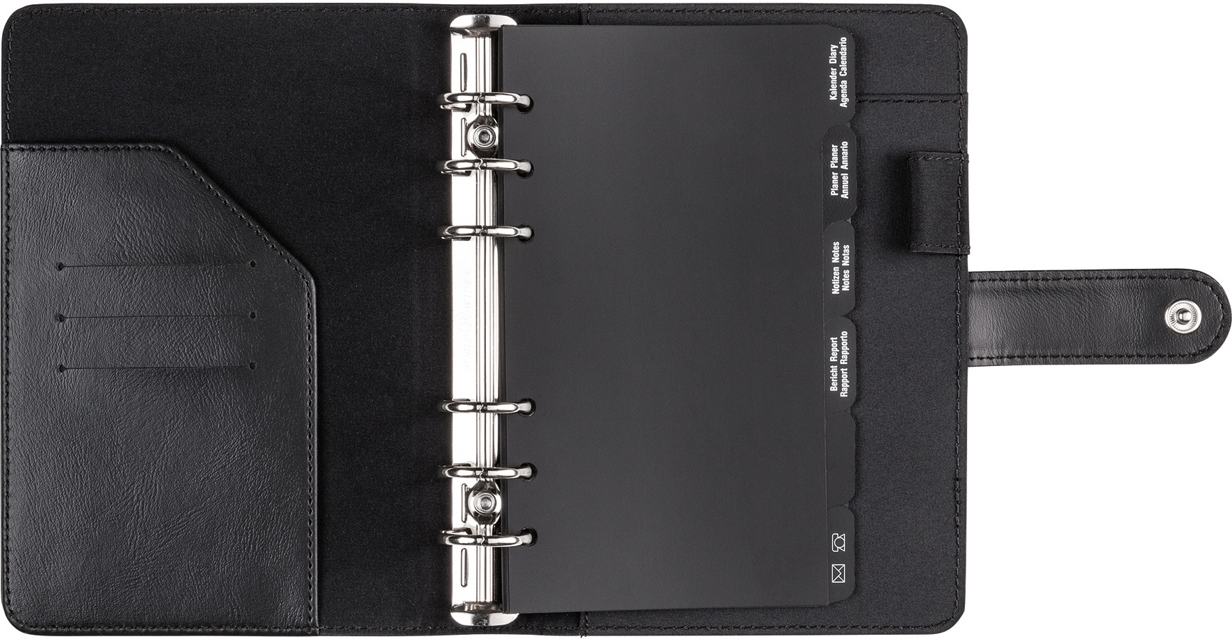 RIDOIDE Timing 2 Ringbuch London 706604590.26 schwarz 9.3x17.2cm