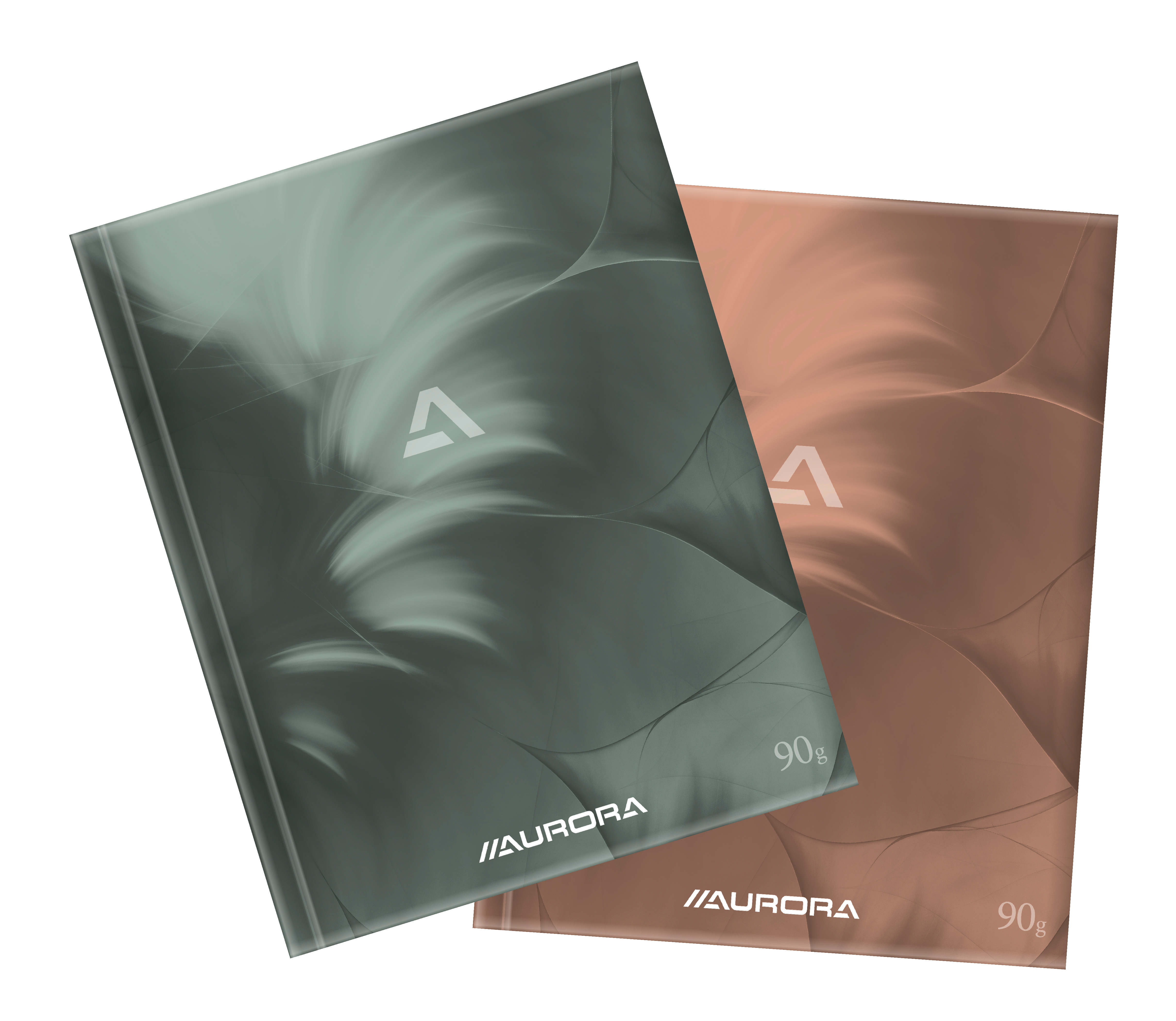 AURORA Geschäftsbuch MANO 21x16,5cm 496M1L liniert, 90g, ass. 96 Blatt