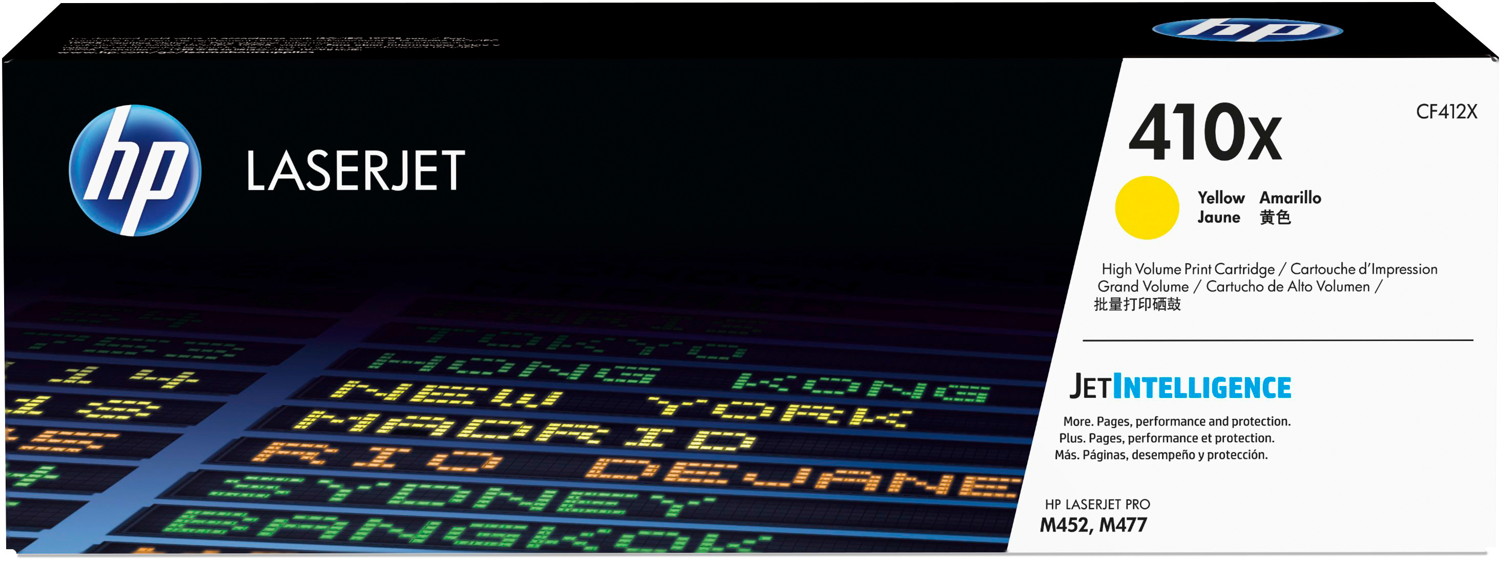 HP Toner-Kartusche JetIntelligence gelb HC (CF412X, 410X)