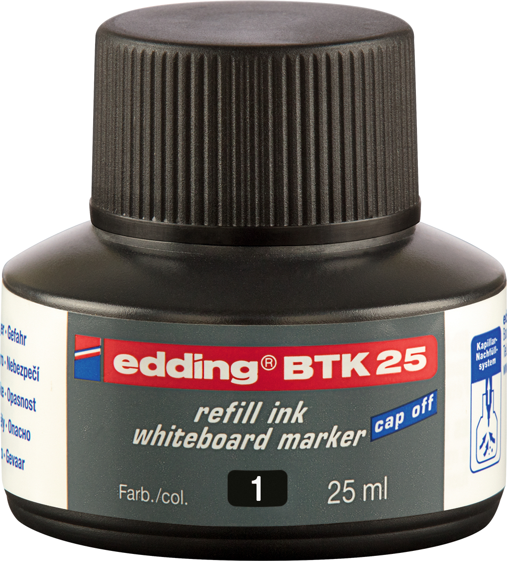 EDDING Nachfülltusche BTK25 BTK-25-1 schwarz
